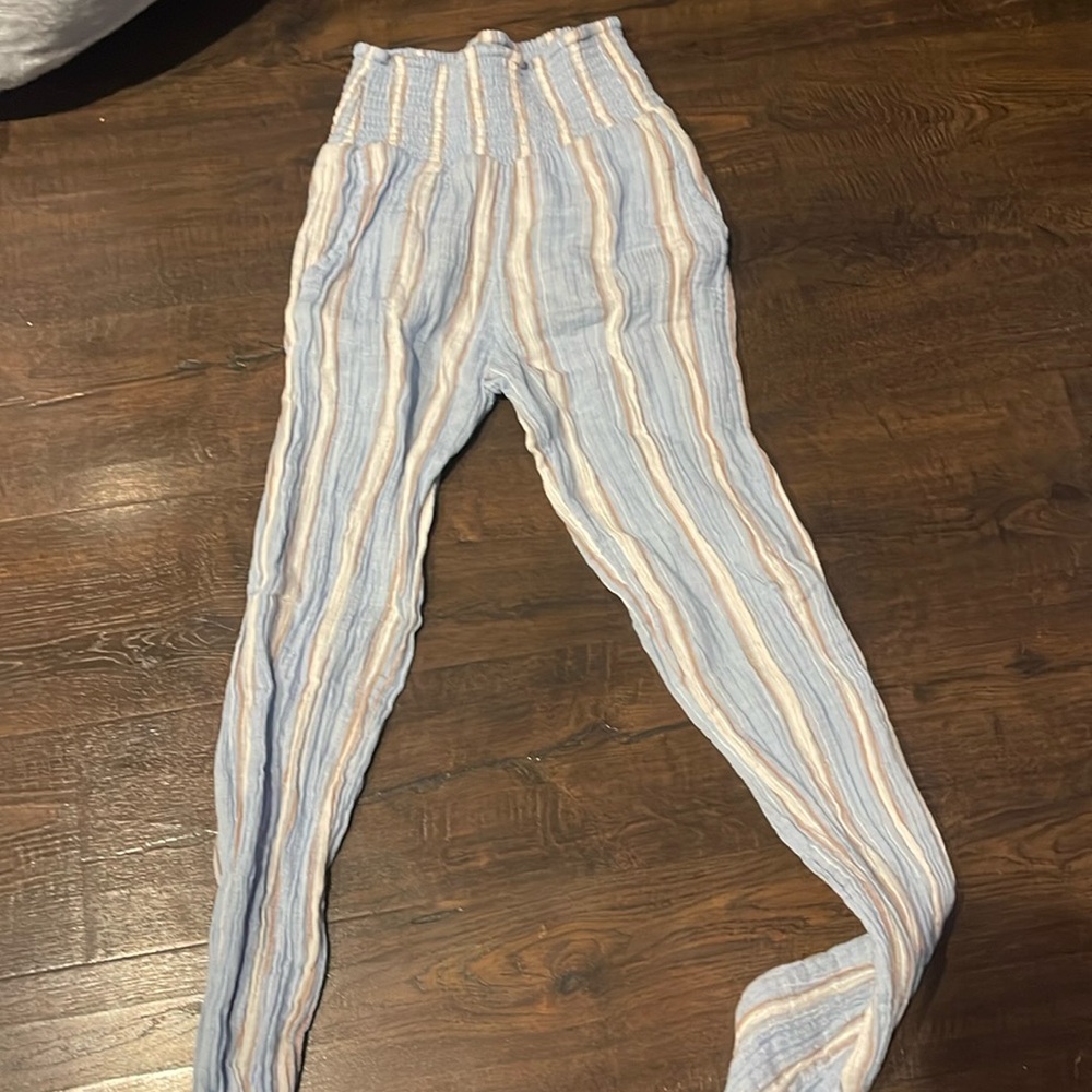 billabong flowy blue pant